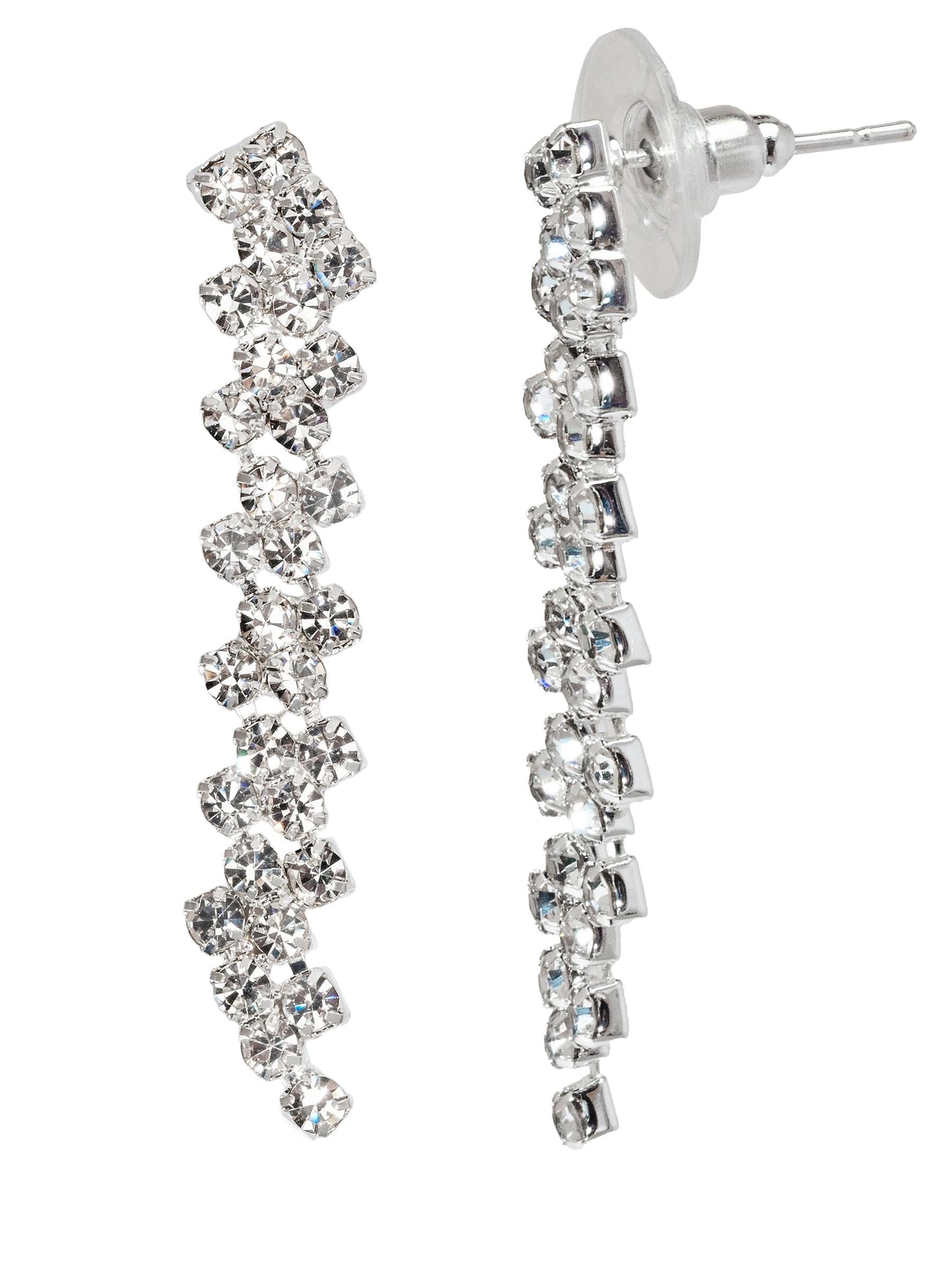 Inspire Line Set — Minimalist Brass Jewelry Set, Necklace Earrings, Gold-Tone Linear Design, Modern Bridal & Everyday Gift