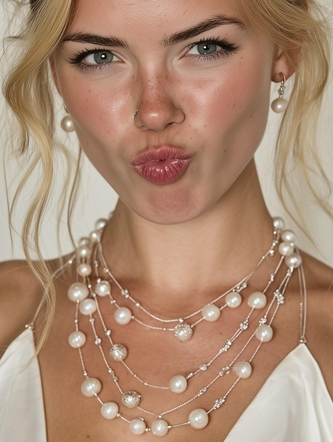 Soachella Jewelry Set — Boho Crystal Necklace & Earrings — Festival / Wedding Accessories