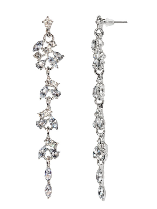 Light Whisper Earrings – Handmade Silver-Tone Brass Drop Earrings – Minimalist & Hypoallergenic