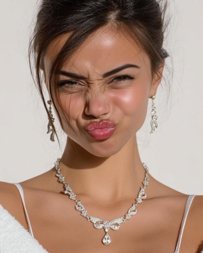 Handmade Brass Jewelry Set – Minimalist Earrings and Necklace – Spring Collection Gift for Her