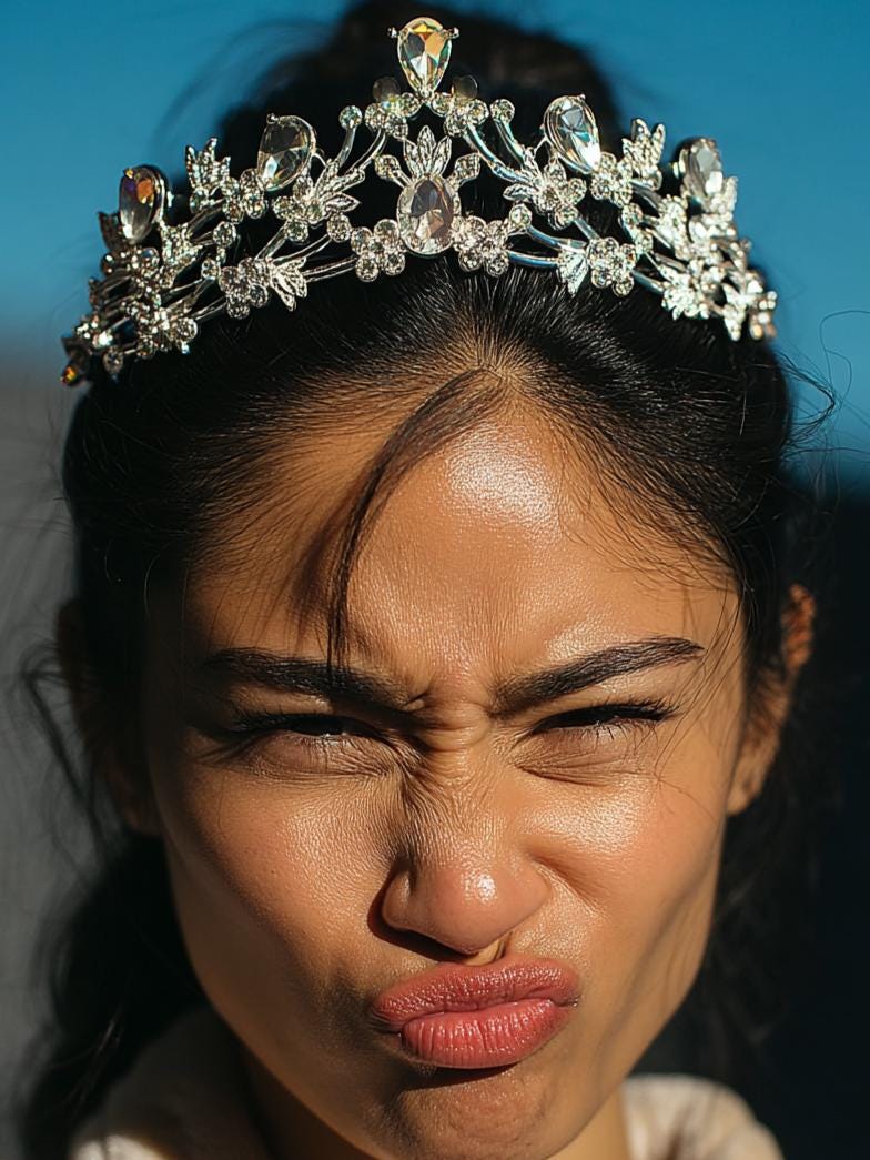 Bloom of Light Bridal Tiara • Crystal Wedding Crown • Lightweight Gold Headpiece for Bride • Elegant Bridal Hair Accessories