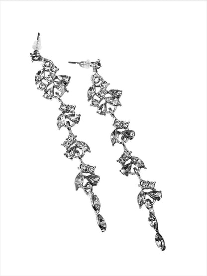 Light Whisper Earrings – Handmade Silver-Tone Brass Drop Earrings – Minimalist & Hypoallergenic