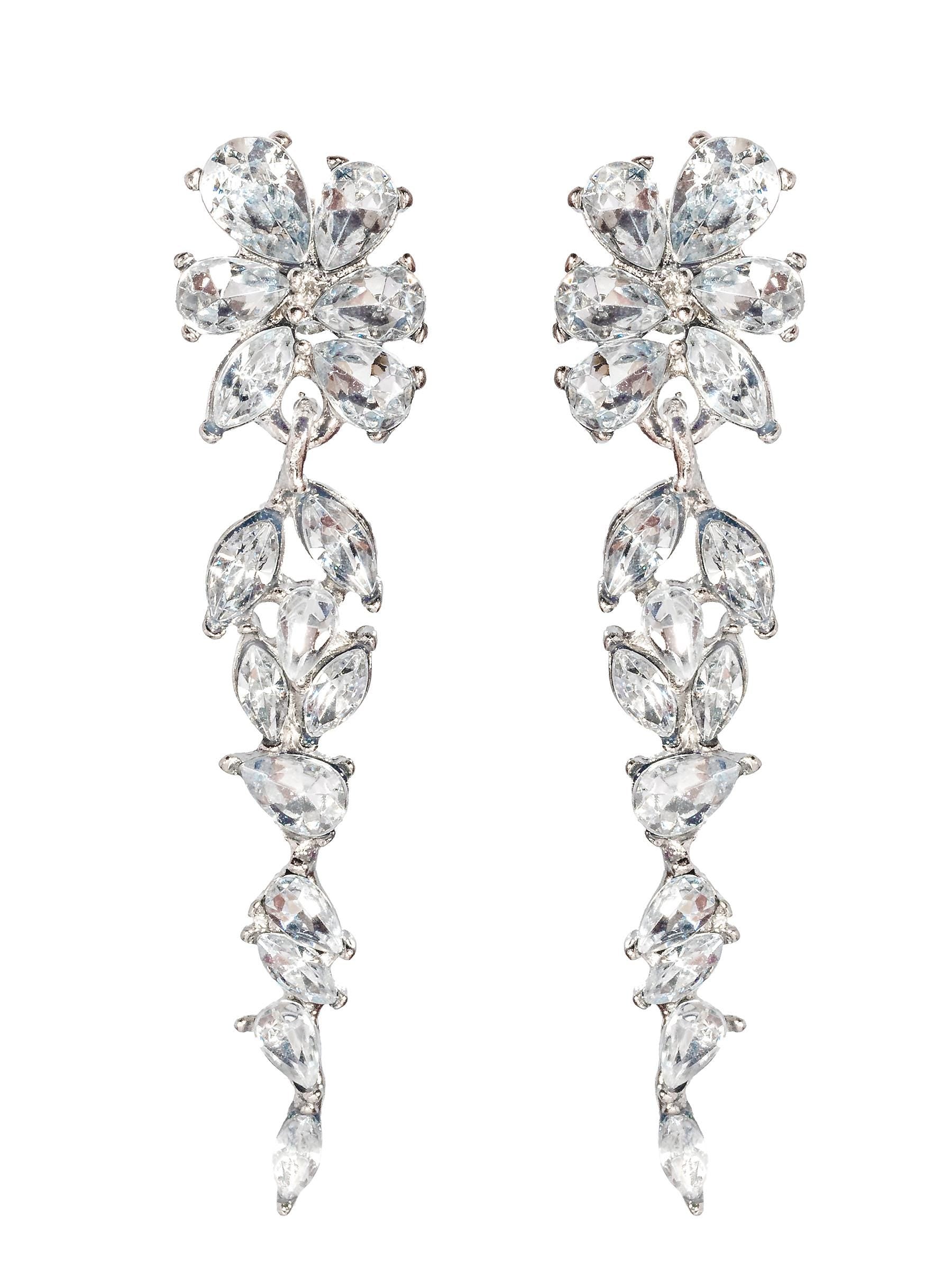 Crystal Cascade Earrings