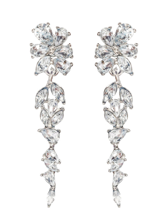 Crystal Cascade Earrings