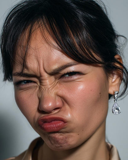 Lumière Drops – Handmade Silver-Tone Brass Pear-Shape Crystal Earrings – Elegant Drop Gift for Her