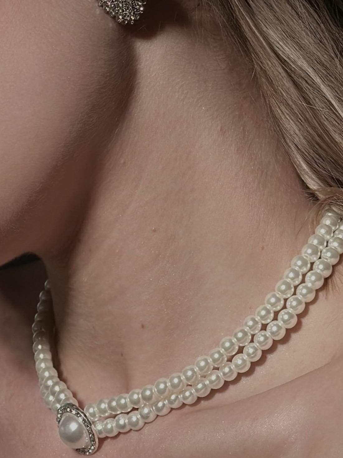 Pearl Legacy Necklace • Silver Plated Alloy Jewelry • Vintage Inspired Pearl Choker • Gift for Her