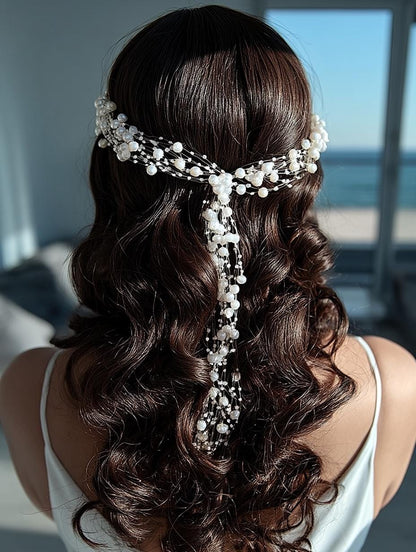 Perfect Moment Jewelry Set – Pearl  Crystal Bridal Necklace & Earrings – Wedding Jewelry Set – Gift for Her