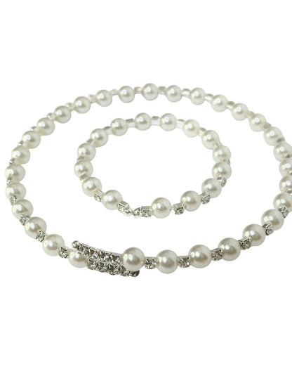 Perfect Moment Set • Gold Brass Jewelry Duo • Minimalist Reversible Necklace + Bracelet • Gift for Her