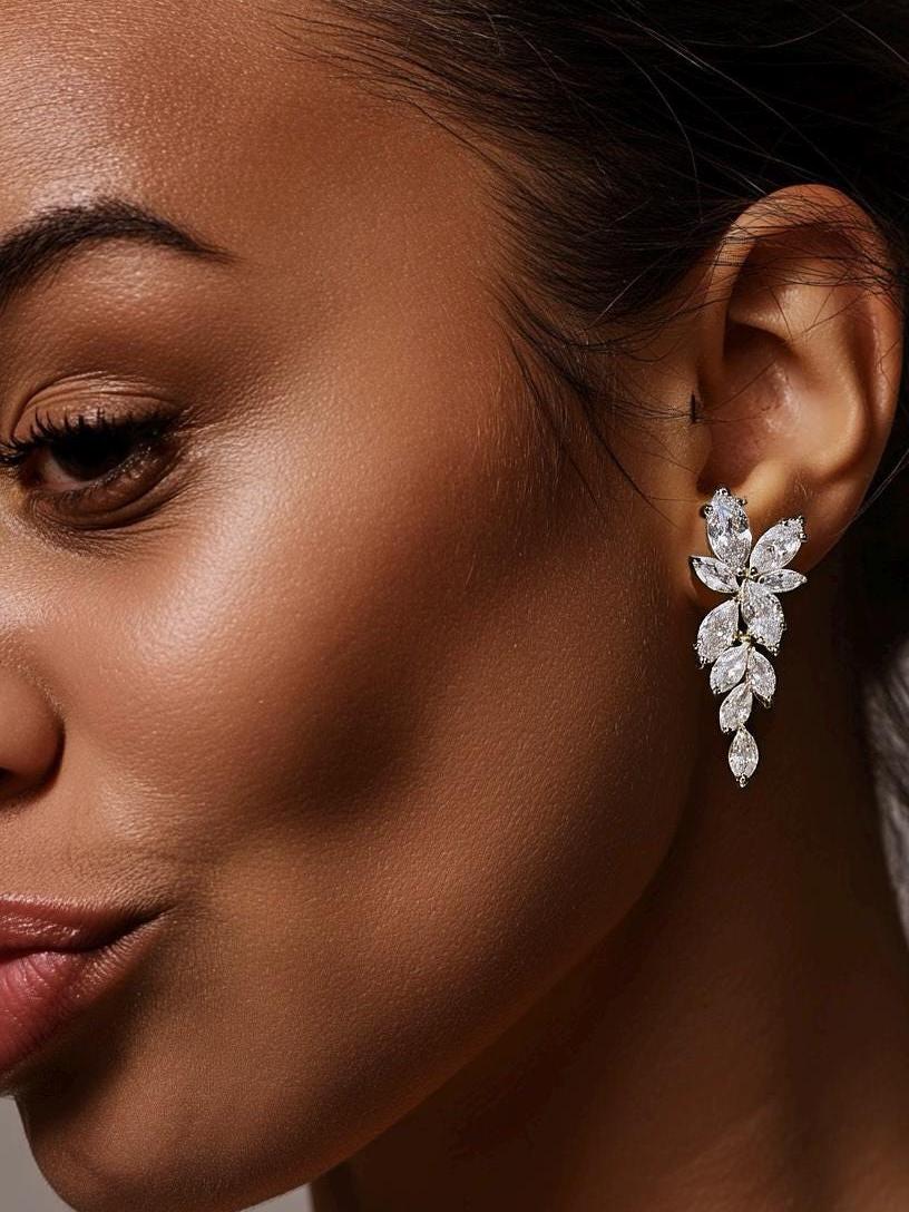 Elevate Your Style with Stunning Crystal Earrings.