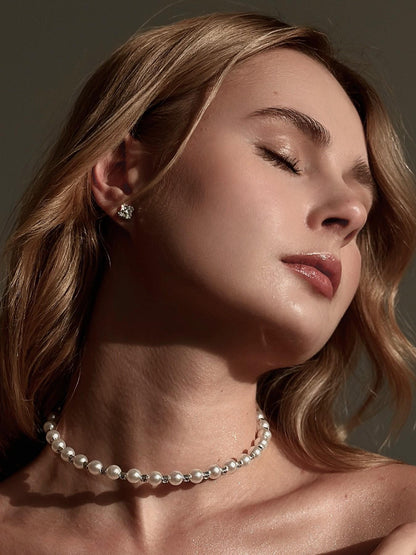 Perfect Moment Set • Gold Brass Jewelry Duo • Minimalist Reversible Necklace + Bracelet • Gift for Her