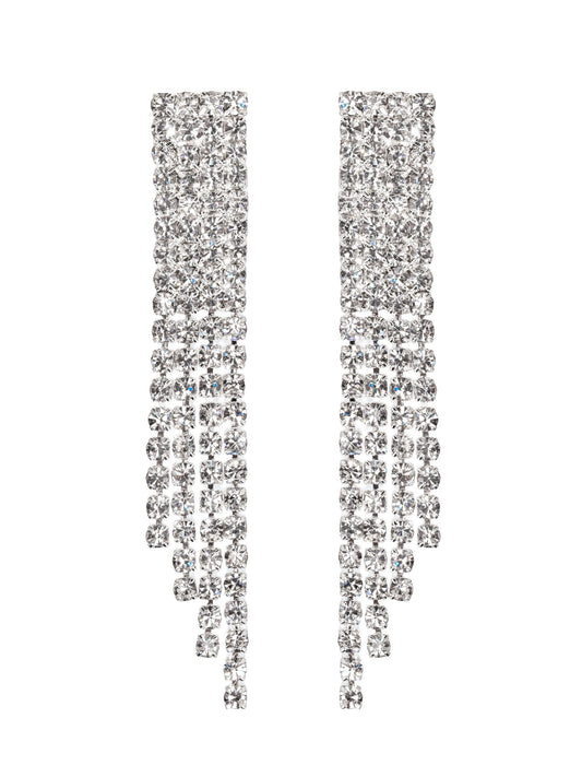 Light Flow Set Crystal Statement Necklace — view 2