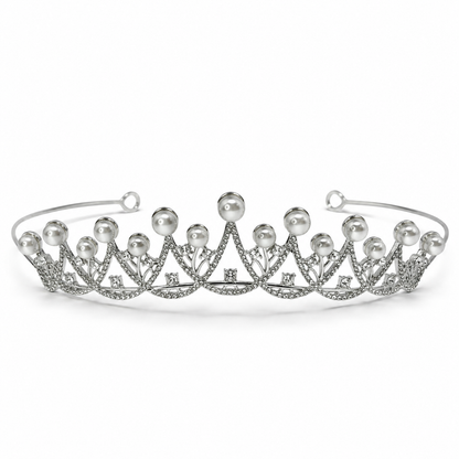 Eternal Grace Pearl Bridal Tiara — view 5