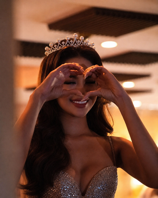 Eternal Grace Pearl Bridal Tiara