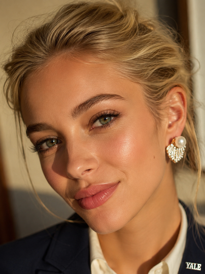 Pure Elegance Pearl Drop Earrings