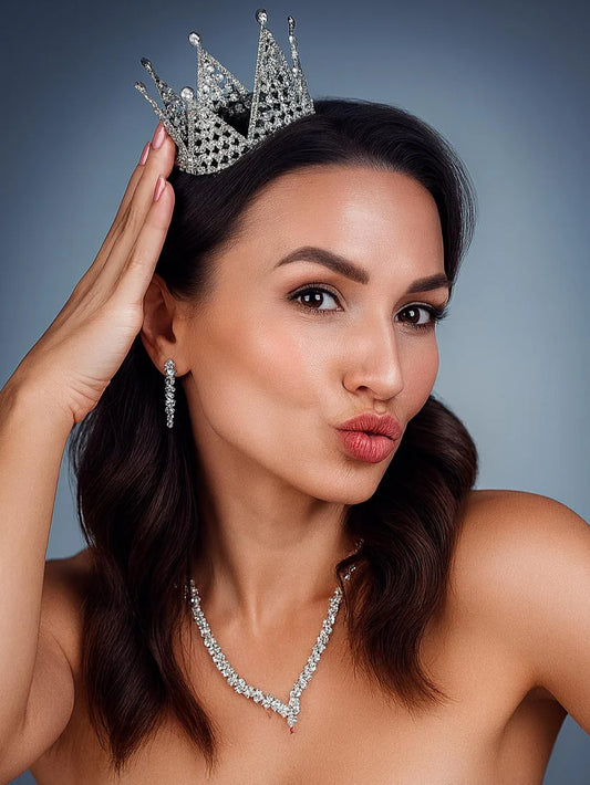 Radiant Whisper Mini Bridal Crown