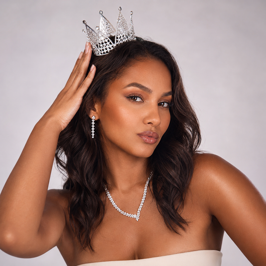 Radiant Whisper Mini Bridal Crown