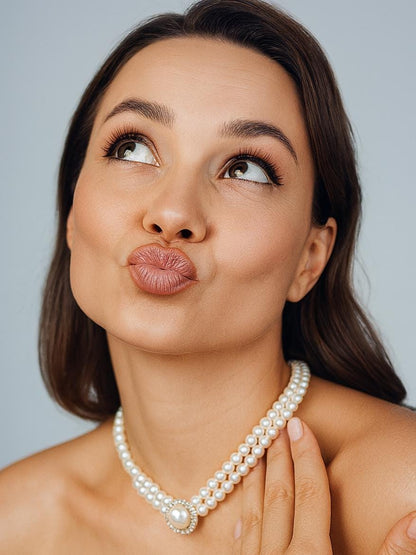 Pearl Legacy Necklace • Silver Plated Alloy Jewelry • Vintage Inspired Pearl Choker • Gift for Her