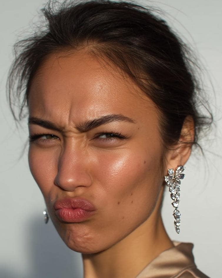 Crystal Cascade Earrings – Handmade Silver-Tone Brass Dangle Earrings – Bridal & Evening Jewelry