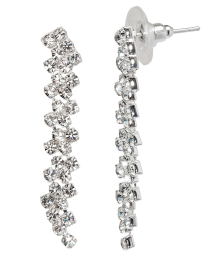 Inspire Line Set — Minimalist Brass Jewelry Set, Necklace  Earrings, Gold-Tone Linear Design, Modern Bridal & Everyday Gift