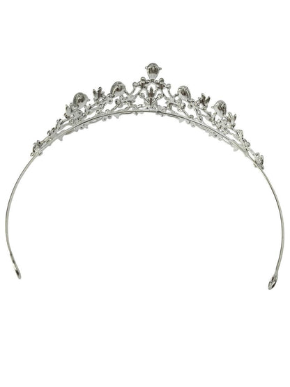 Bloom of Light Bridal Tiara • Crystal Wedding Crown • Lightweight Gold Headpiece for Bride • Elegant Bridal Hair Accessories