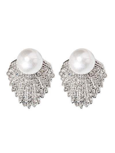 Pure Elegance Pearl Drop Earrings
