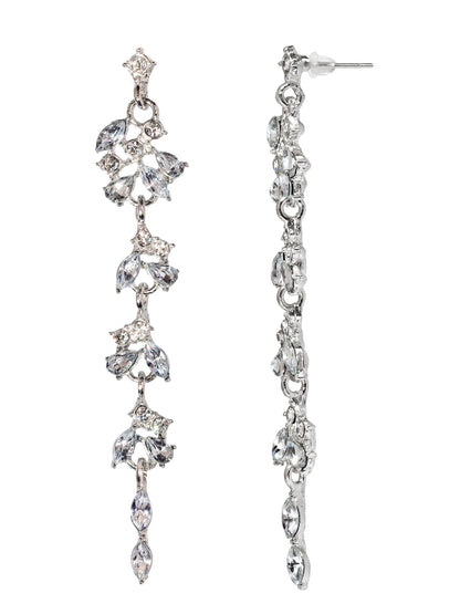 Light Whisper Earrings – Handmade Silver-Tone Brass Drop Earrings – Minimalist & Hypoallergenic